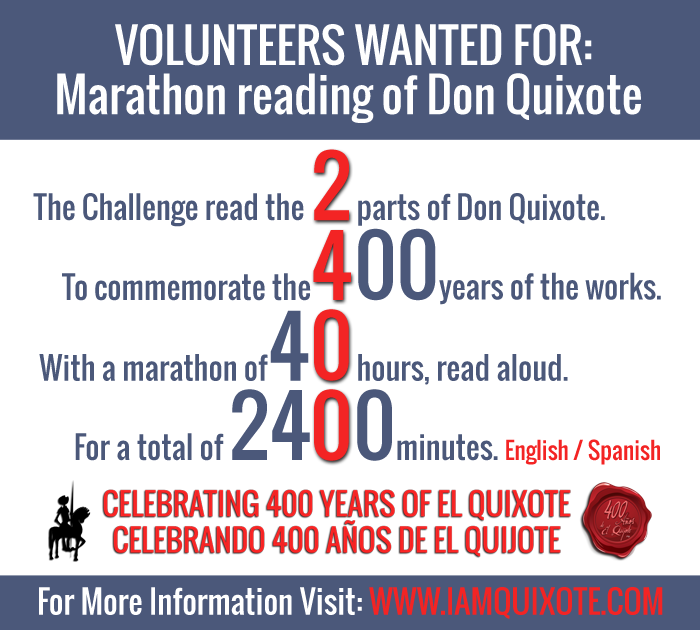 Marathon reading of Don Quijote